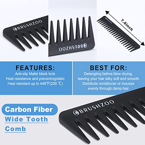 Detangling Hair Brush Set with Hair Spray Bottle - Gentle Knot-Free Styling for Kids & Adults - Perfect for Wet & Dry Hair, Travel & Home Use