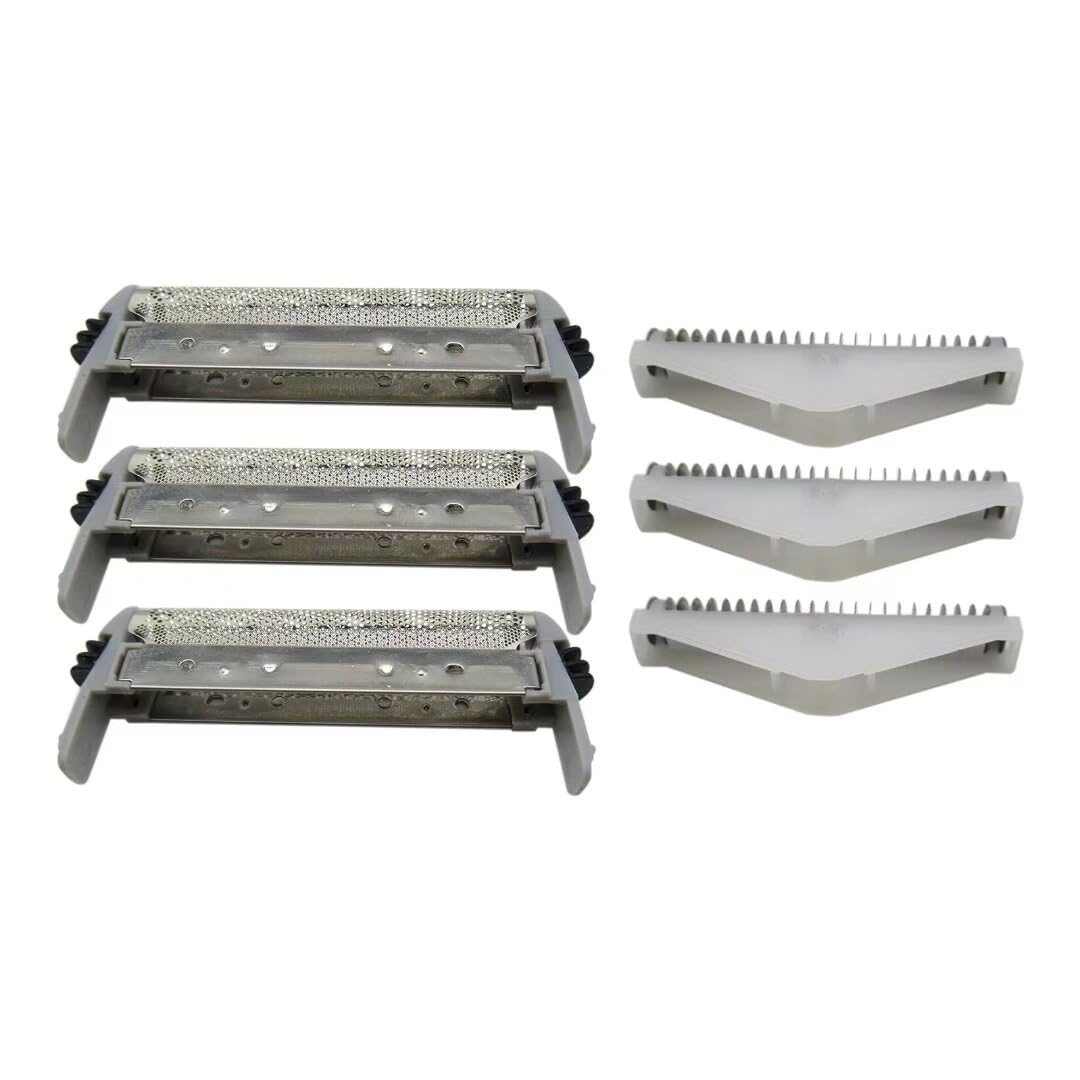 Replacement Screen and Cutters Compatible with Remington MicroScreen 3 TCT MS3-4000, MS3-4500, MS3-4700 - Hair Clipper Replacement Parts for Professional Barbers and Home Grooming