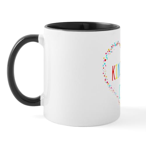White/Black Inside - Throw Kindness Around Like Confetti 11 Oz Ceramic Mug