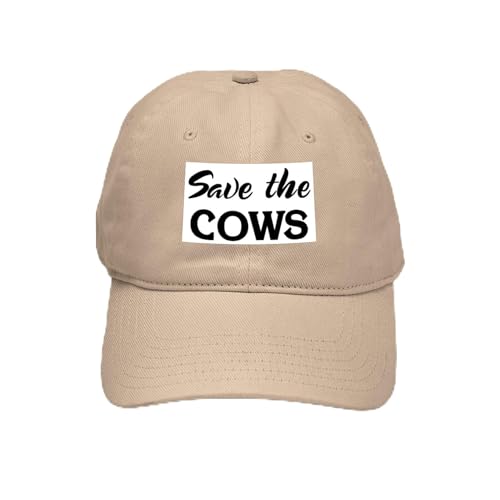 Khaki - Save the Cows Cap