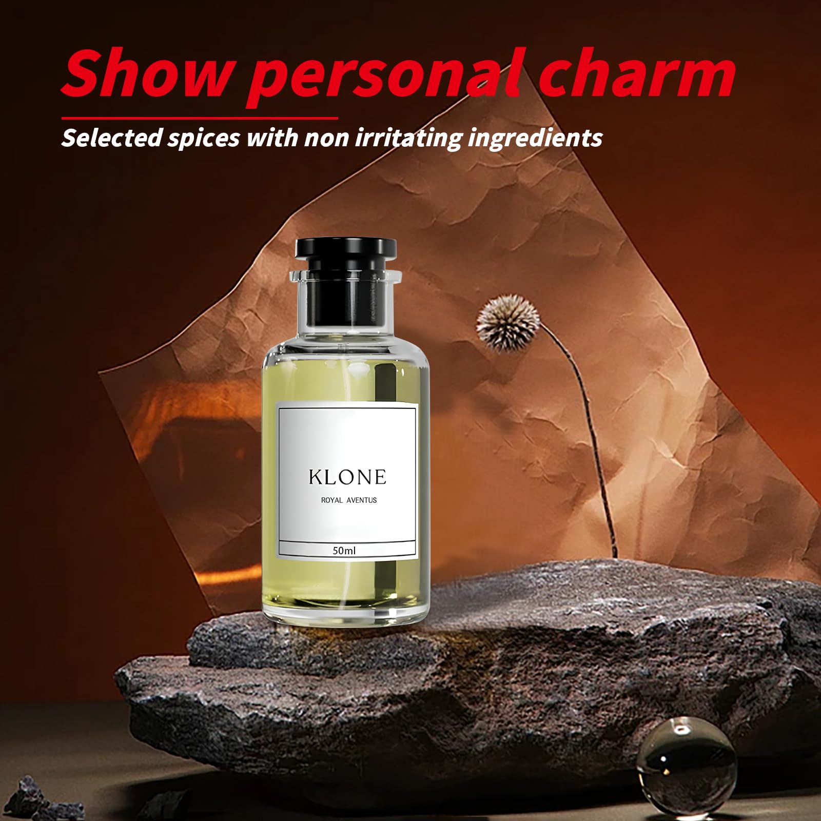 Klone Men's Cologne - Long Lasting Fragrance for Confidence & Charm | Day & Night Wear, Office, Date, Special Occasions