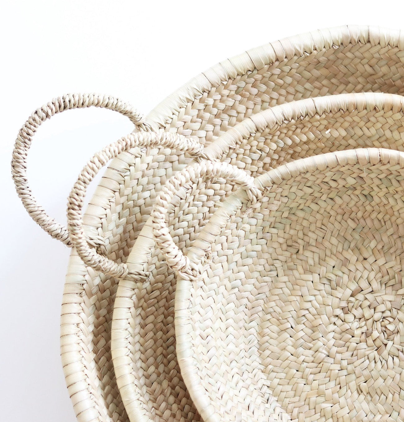 Handwoven Moroccan Decorative Plate - Authentic Berber Style Serving Tray for Home Decor, Dining & Gift Giving