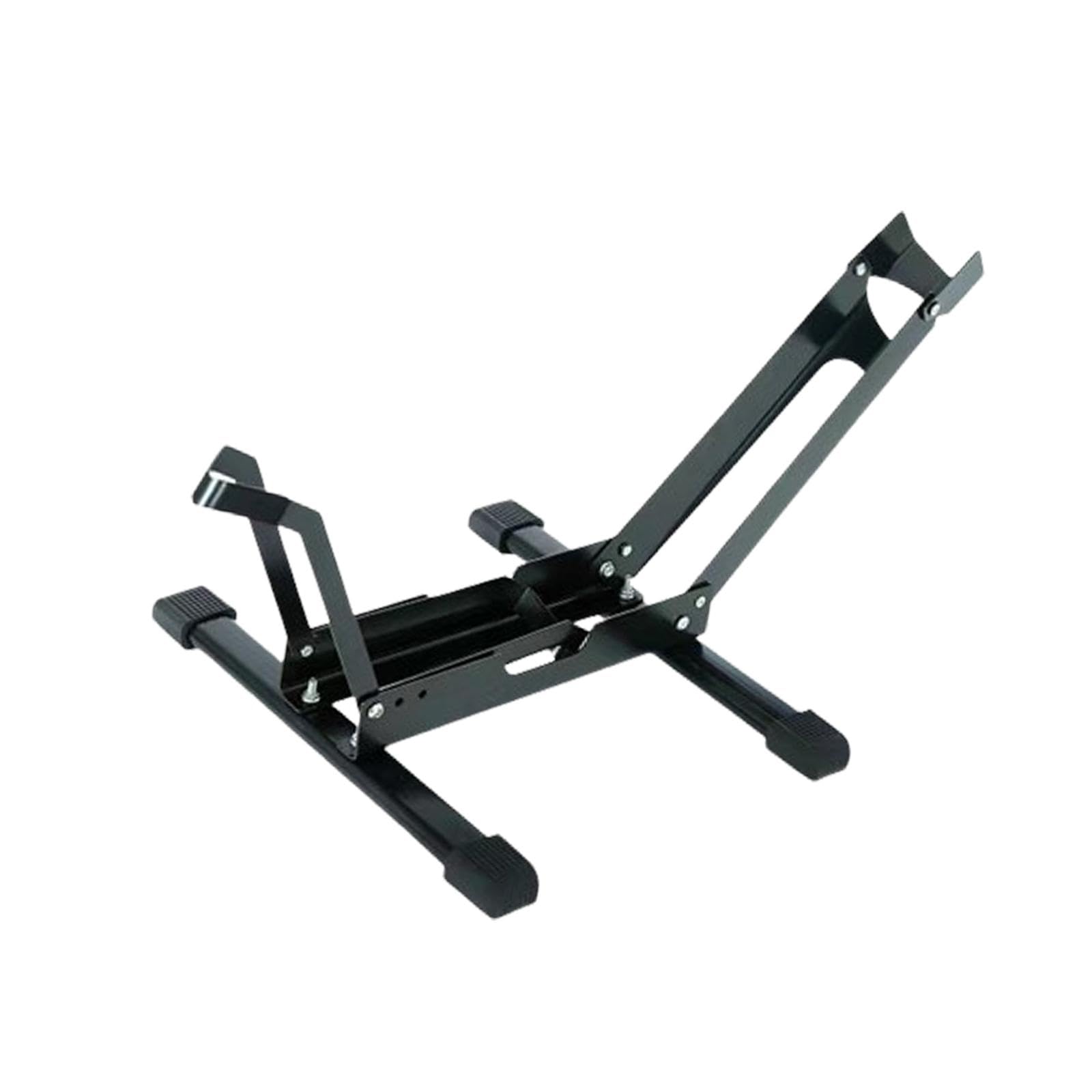 SM SunniMix Bike Floor Stand - Heavy Duty Black Steel Bicycle Parking Rack & Storage Holder for Mountain/Road Bikes - Space Saving Bike Organizer for Garage, Home, or Outdoor Use