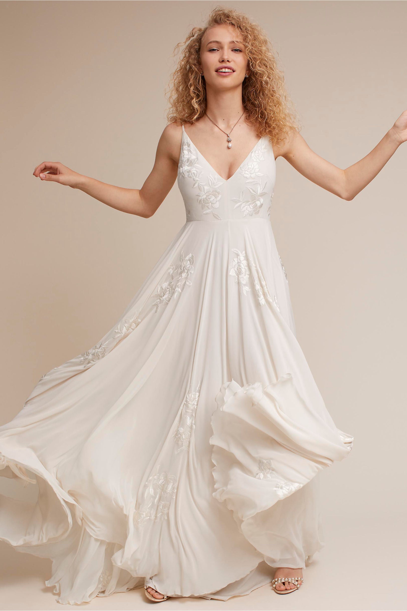 BHLDN Bonaire Wedding Gown - Elegant Lace Bridal Dress for Beach & Destination Weddings