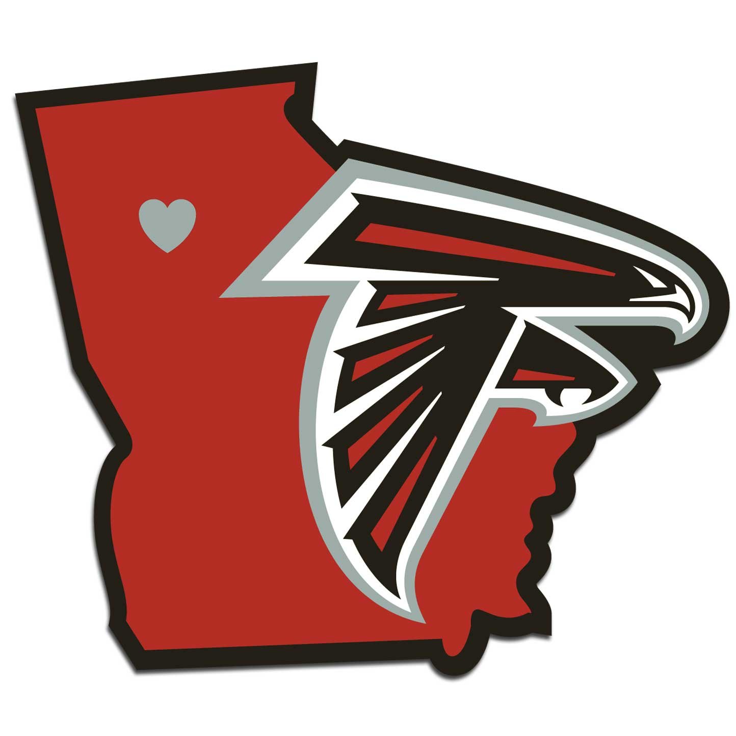 NFL Team Logo Decal - Unisex Home State Sticker for Cars, Laptops & Windows | Perfect for Fans & Gifts
