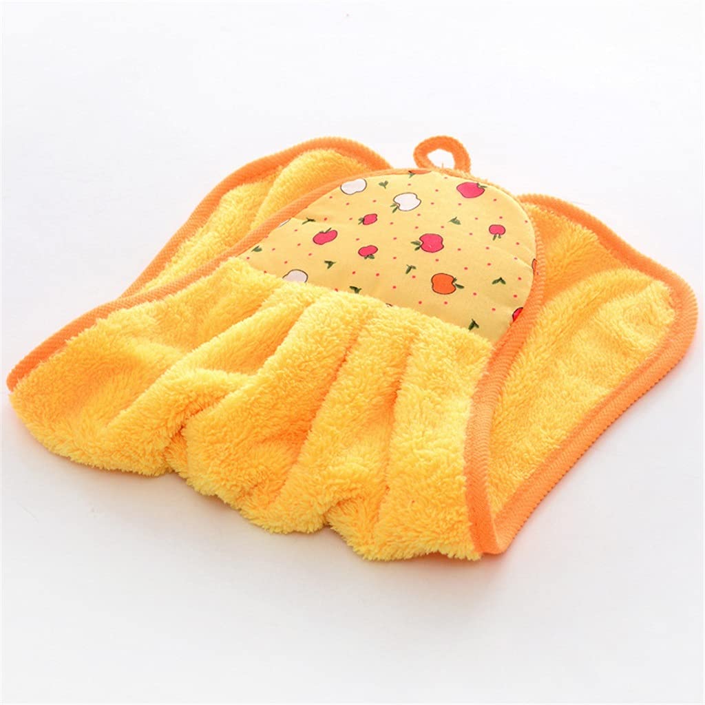 Coral Velvet Bath Towel Set - Ultra Soft & Absorbent Hand Towels, Dishcloths & Kitchen Accessories (30x40cm) - Perfect for Bathroom, Spa & Home Decor (Color: D)
