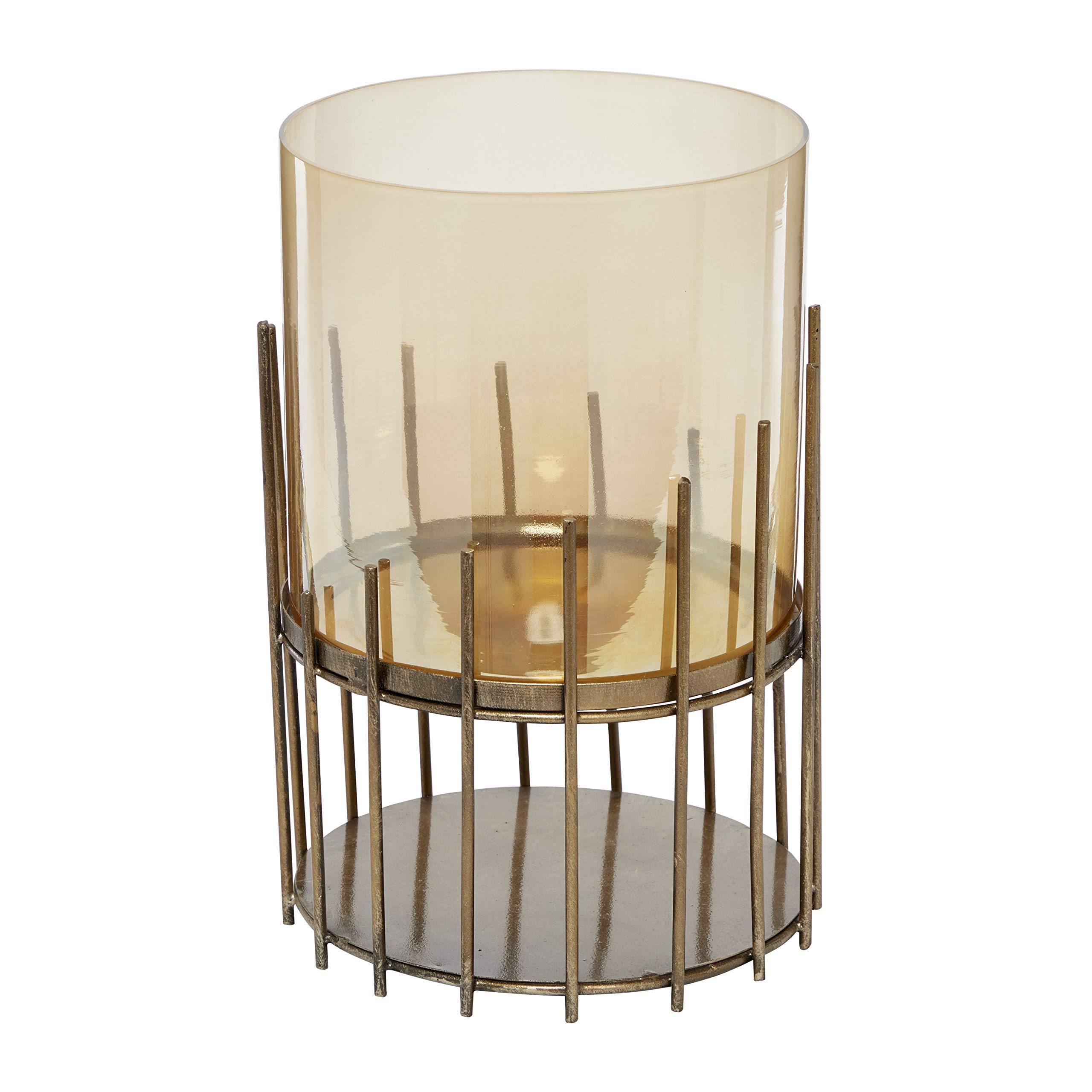 Venus Williams Collection Gold Candlestick Holder - Elegant Candle Stand for Dining Table, Wedding Decor & Home Centerpiece