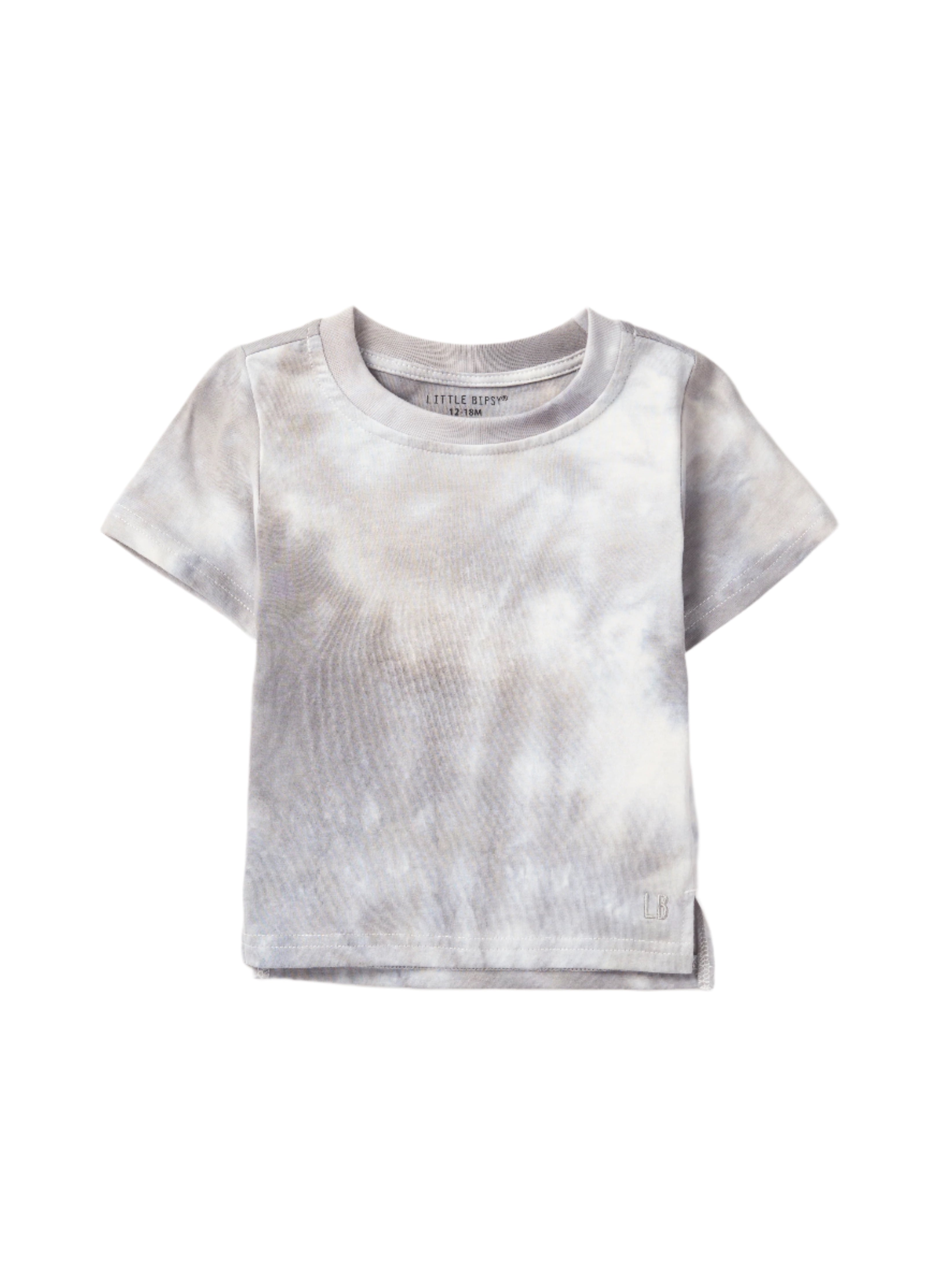 Trendy Tie Dye T-Shirt for Women & Men - Soft Cotton Grey Tee for Casual Wear, Summer Outfits & Festival Fashion