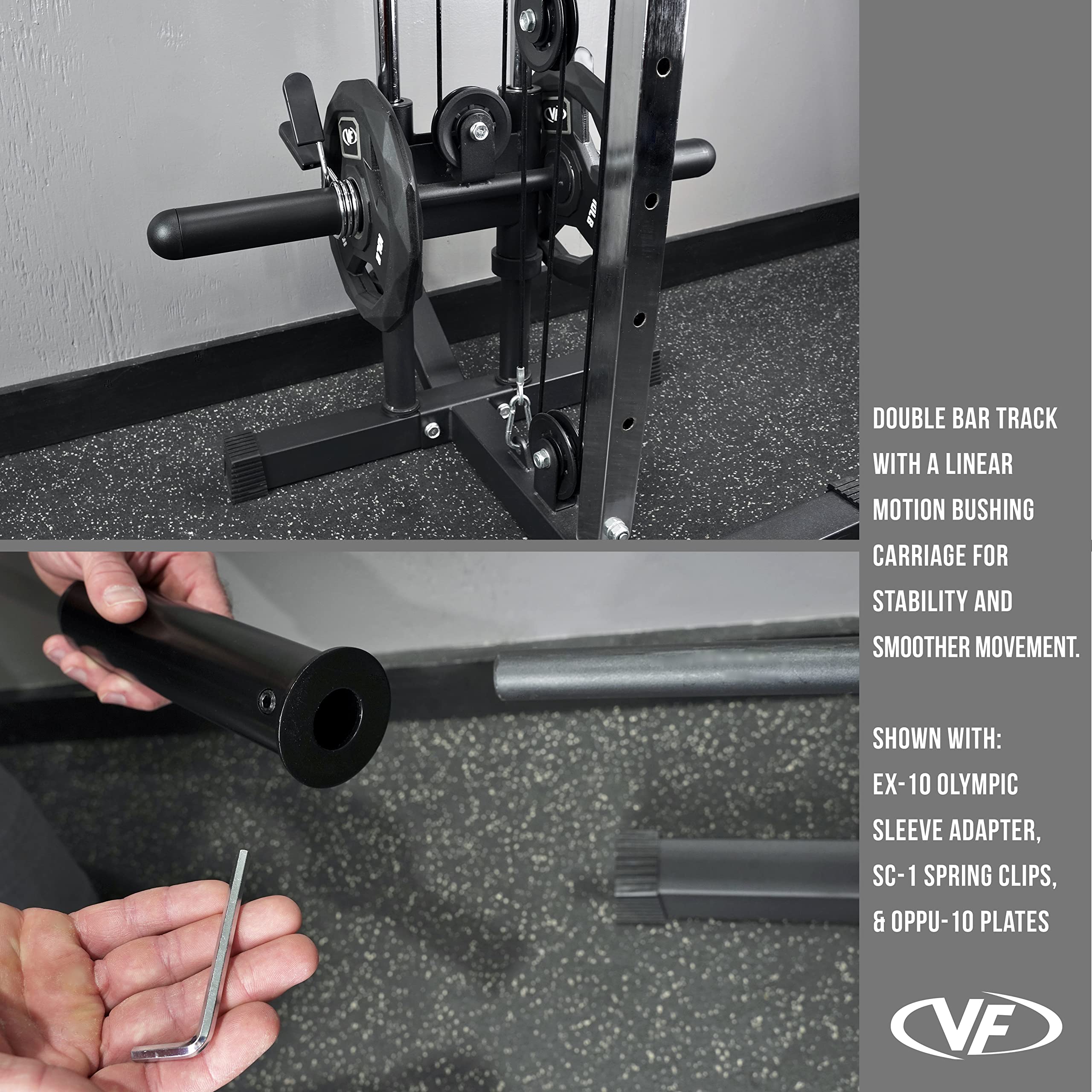 Valor Fitness BD-62 Wall Mounted Cable Machine with Adjustable Dual Pulley System - Home Gym Strength Training Equipment for Full Body Workouts | Perfect for Small Spaces & Functional Fitness
