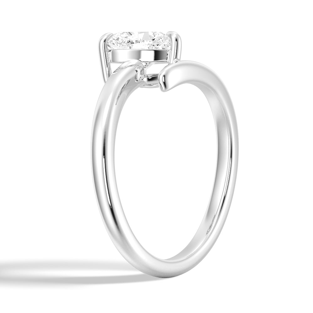 Exquisite Heart Shaped Lab-Grown Diamond Promise Ring - 1 Carat D Color VVS1 Clarity - Perfect for Engagements, Anniversaries & Romantic Gifts