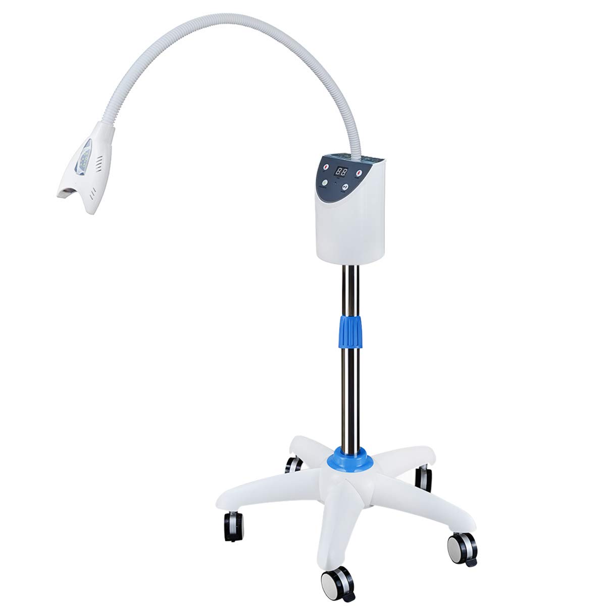 LED Teeth Whitening Light Kit - Professional Mobile Whitening Bleaching Lamp Machine YF-666 for Home & Travel Use - Brighten Your Smile Anywhere