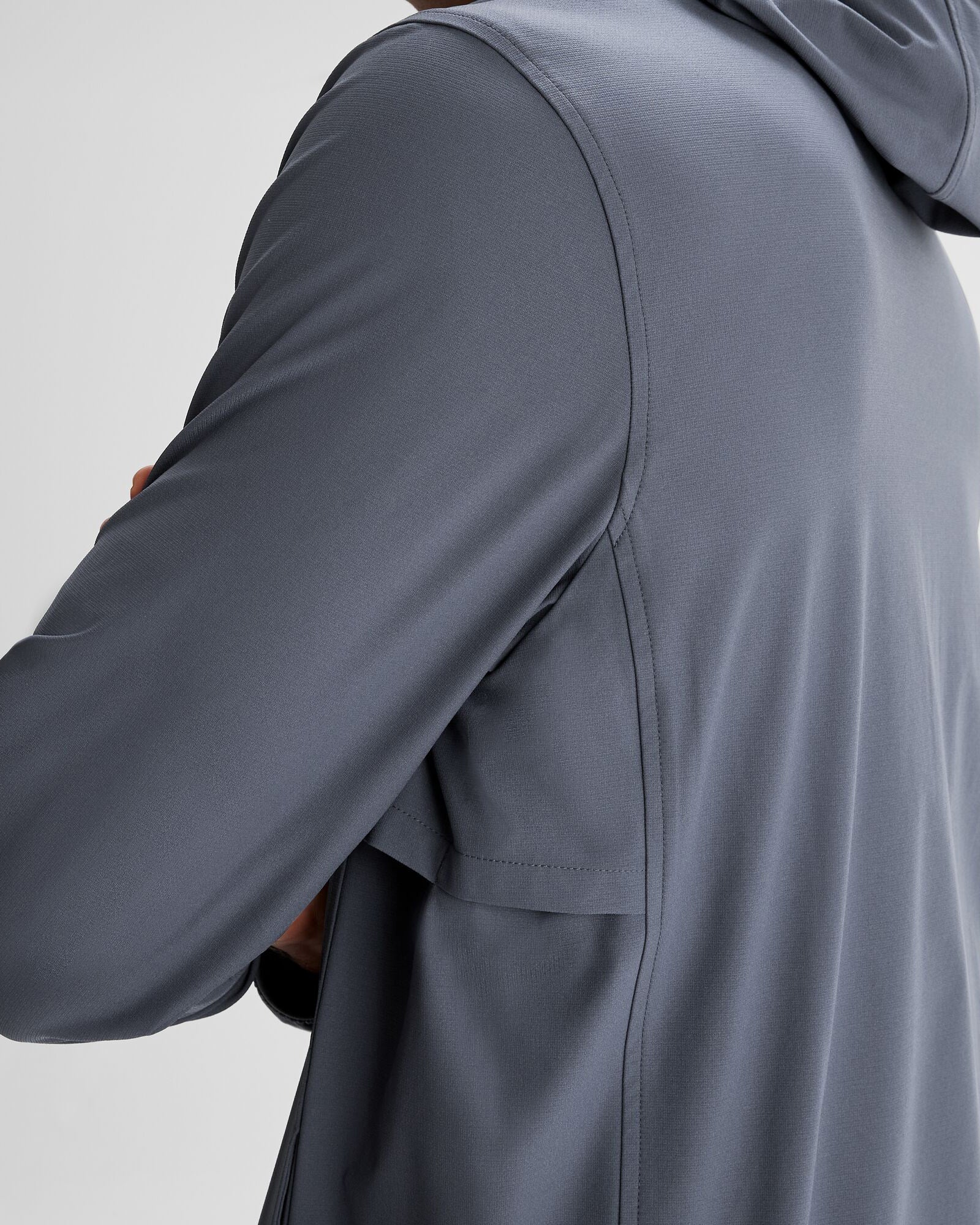 Men's Sun Breaker Jacket - Lightweight UV Protection Windbreaker with UPF 50+ (Mid Navy) - Perfect for Hiking, Running & Outdoor Activities