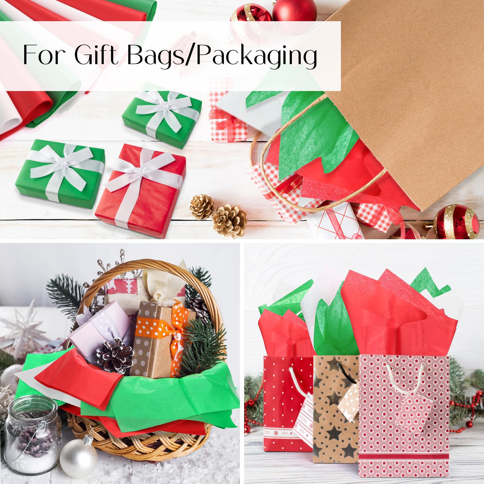 KESOTE Christmas Gift Wrapping Tissue Paper - 14