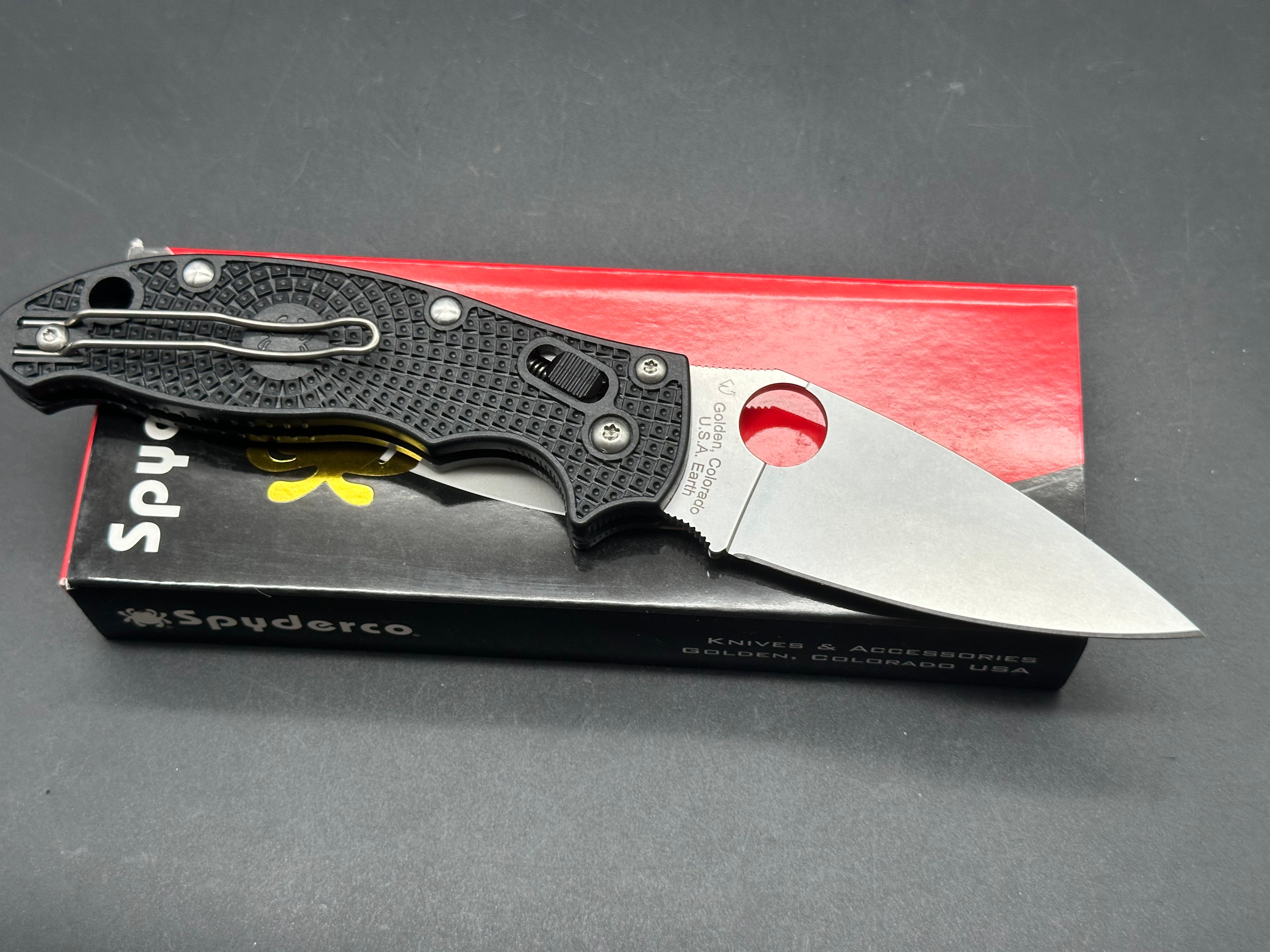 Spyderco Manix 2 Lightweight Folding Knife - 3.37