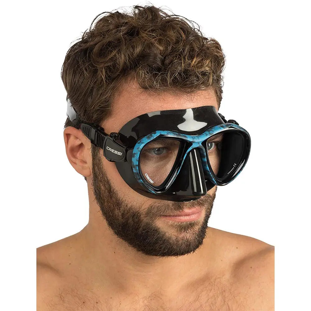 Cressi Metis Scuba Diving Mask with Free Snorkel Set - Professional Snorkeling Gear for Ocean Exploration & Underwater Adventures