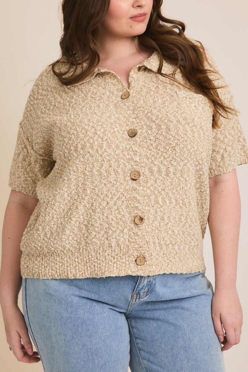 Textured Short Sleeve Cardigan for Women - Lightweight Open Front Knit Sweater | Perfect for Spring, Summer Layering & Casual Outfits