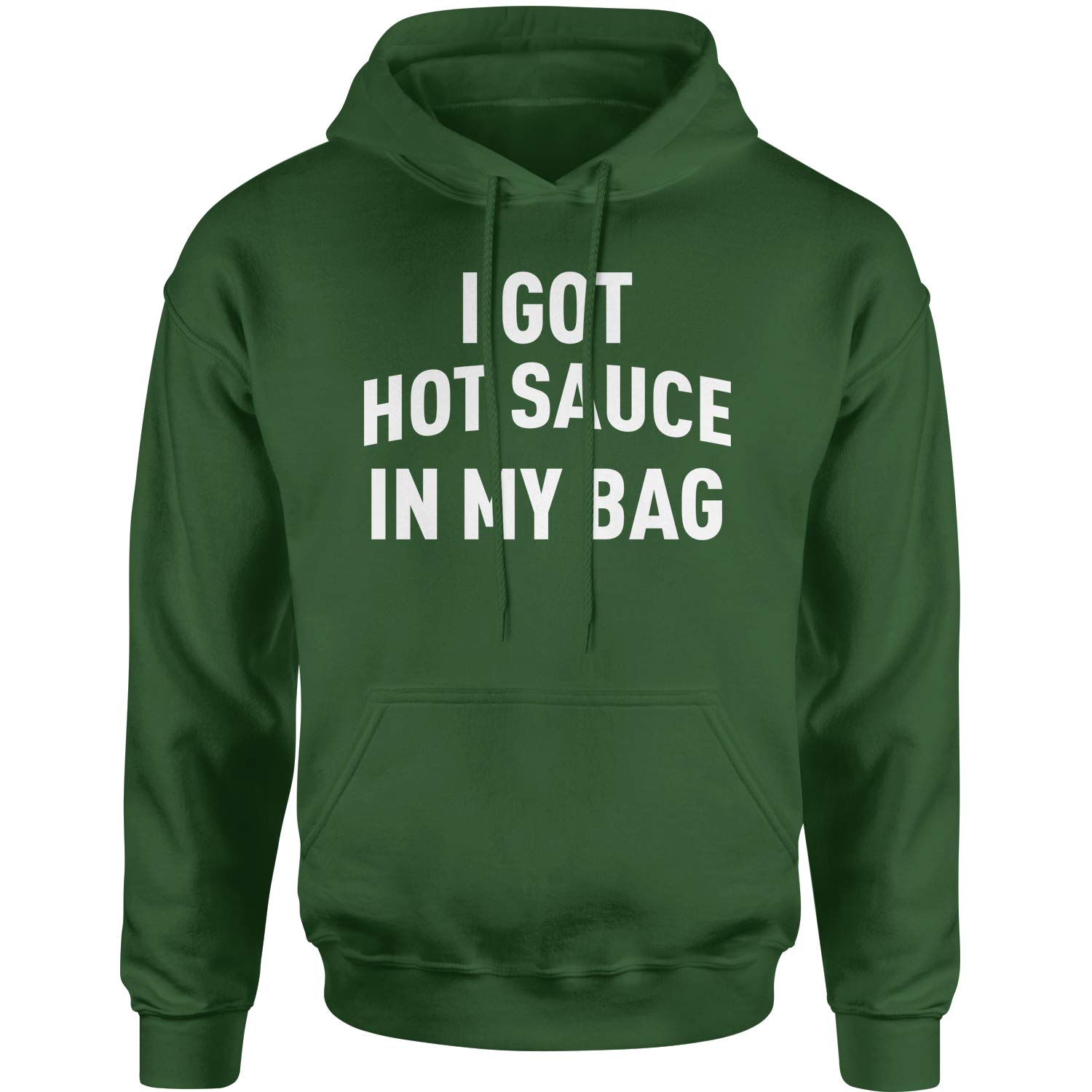 Expression Tees 'I Got Hot Sauce in My Bag Swag' Unisex Adult Hoodie - Trendy Streetwear for Men & Women | Perfect for Casual Outings, Music Festivals & Urban Fashion