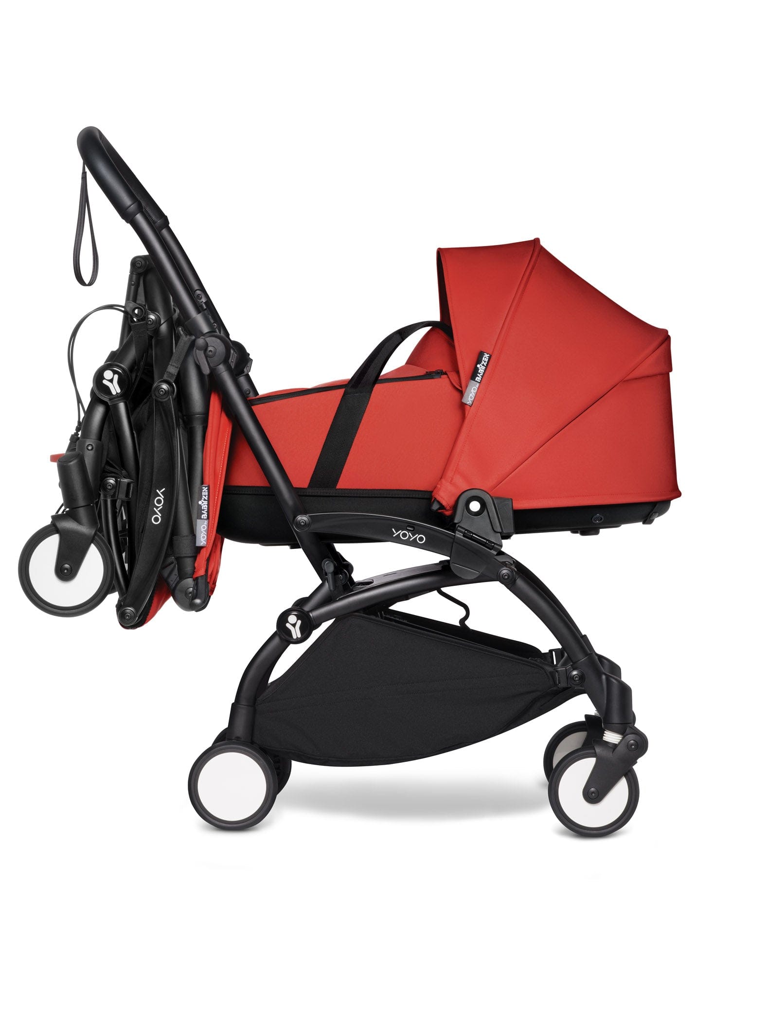 Stokke YOYO 3 Double Stroller with Bassinet & Toddler Seat - Lightweight Compact Travel Stroller for Twins or Siblings (Ages 0-4) | Perfect for City Walks, Air Travel & Everyday Use