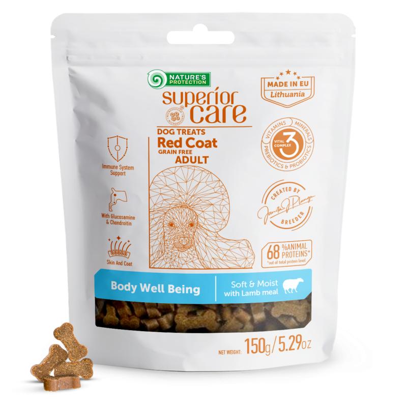 Premium Lamb Flavored Adult Dog Treats for Energy & Endurance - High Protein Training Snacks for Active Dogs | Perfect for Hiking, Running & Outdoor Adventures