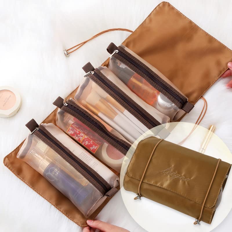 Bluwings 4-in-1 Foldable Cosmetic Organizer Bag for Women - Travel & Home Use