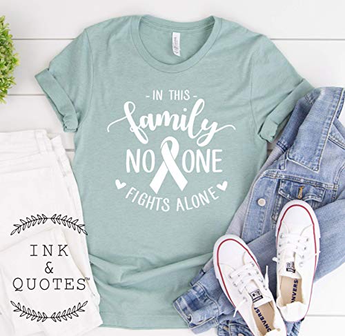 Fight Together Breast Cancer Awareness Shirt - Inspirational Cancer Support Tee for Women - Survivor Fighter Gift with Motivational Quote - Perfect for Fundraisers, Walks & Family Support