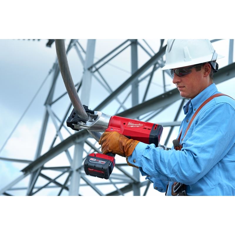 M18 18-Volt Lithium-Ion Cordless Force Logic 1590 ACSR Cable Cutter Kit - Professional Electrician Tool for Utility Line Work & Construction Projects