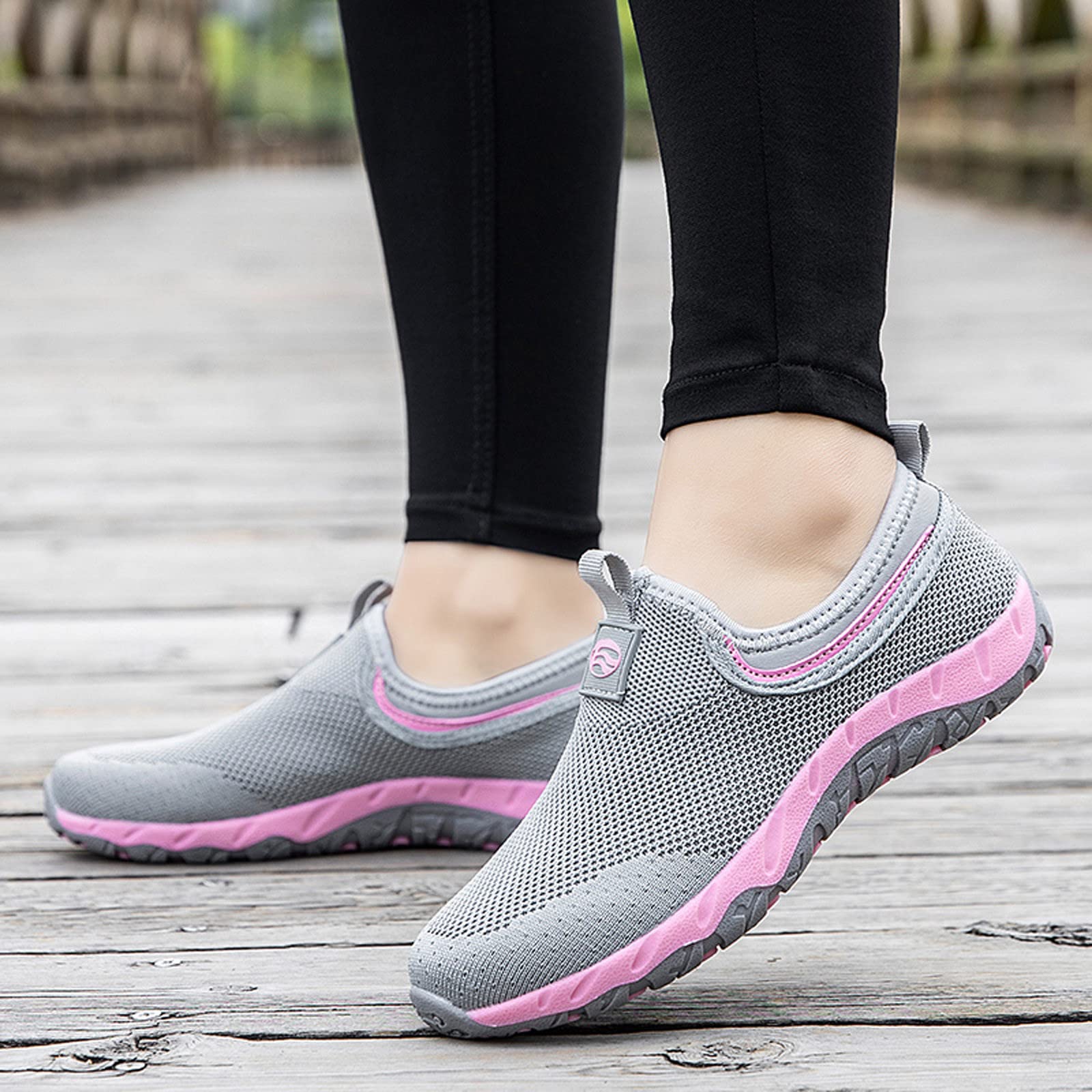 Women's Platform Sneakers - Comfortable High-Performance Running Shoes for Gym, Hiking & Casual Wear | Slip-On Design for Spring & Everyday Use