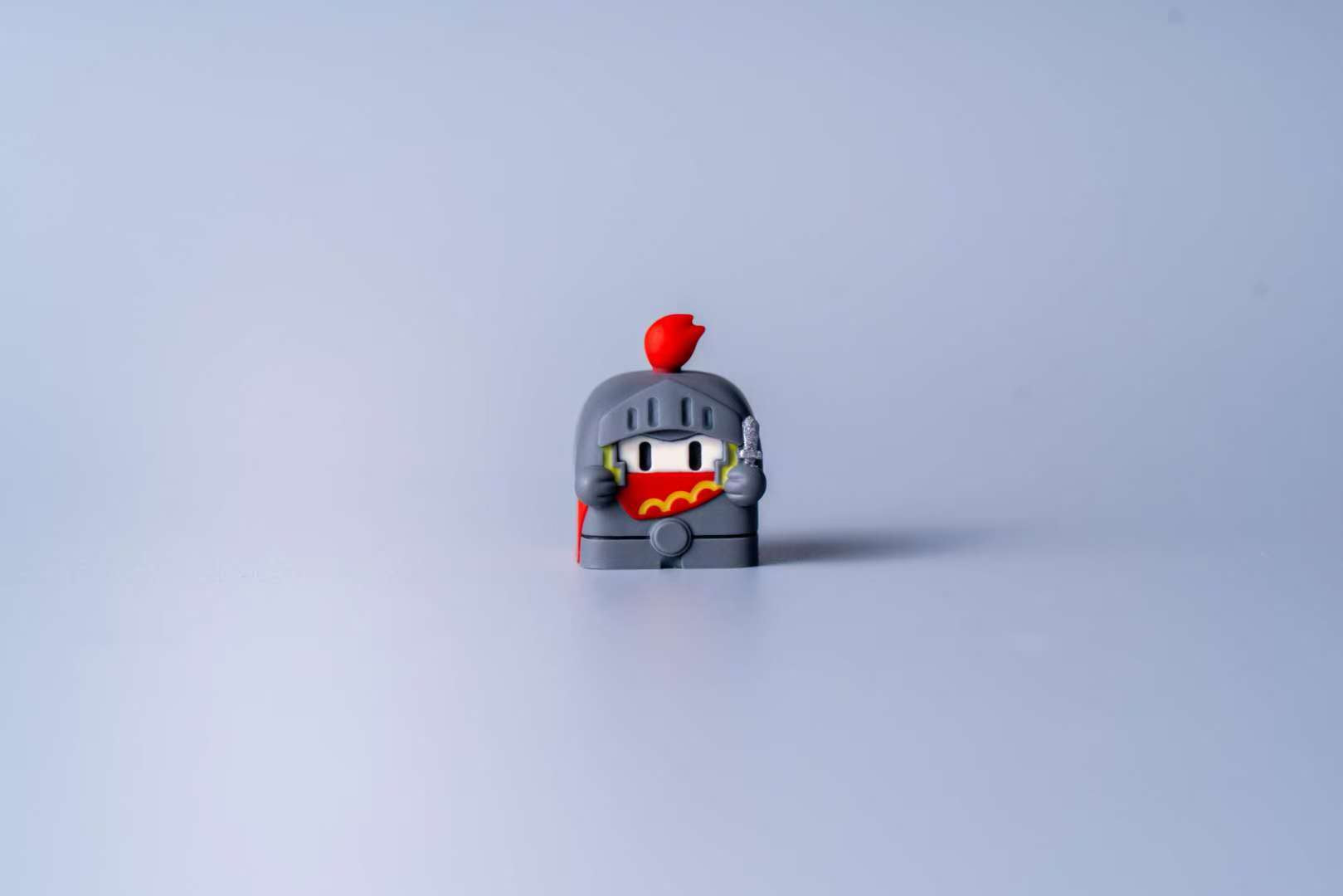 Custom Little Knight Artisan Keycaps - Handmade Resin Keycaps for Mechanical Keyboards - Personalized Multi-Color DIY Keycap Set for Gaming & Typing Enthusiasts - Perfect for Custom Keyboard Builds & Unique Gifts