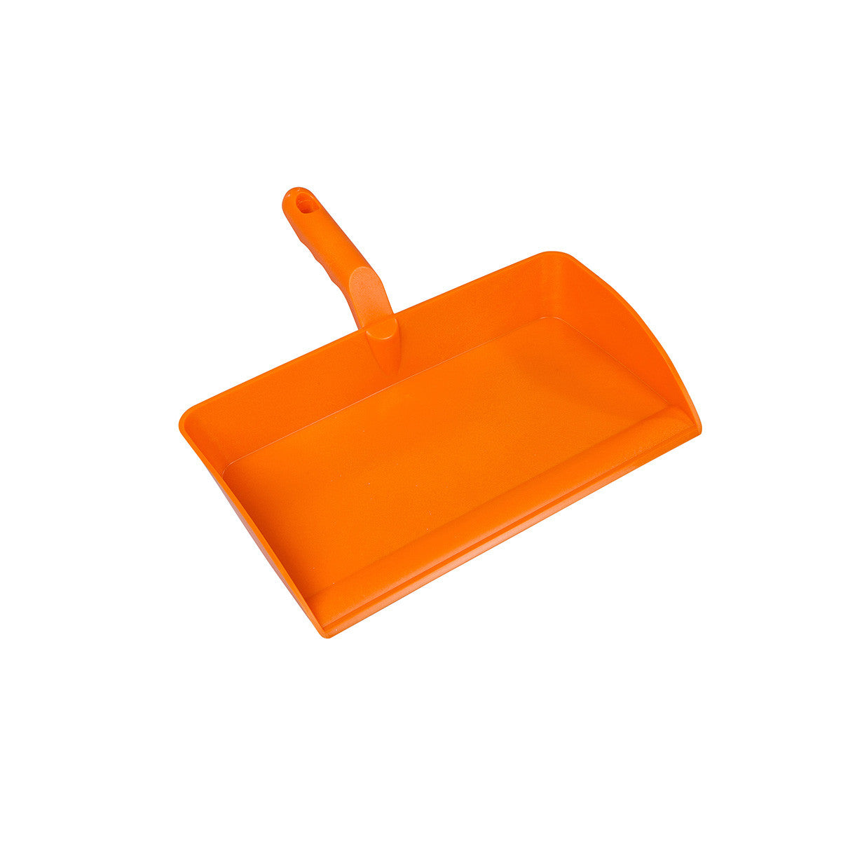 FBK 12 Open Dustpan - Heavy Duty Plastic Broom Dust Pan with Long Handle for Easy Sweeping - Ideal for Home, Kitchen, Garage & Office Cleaning