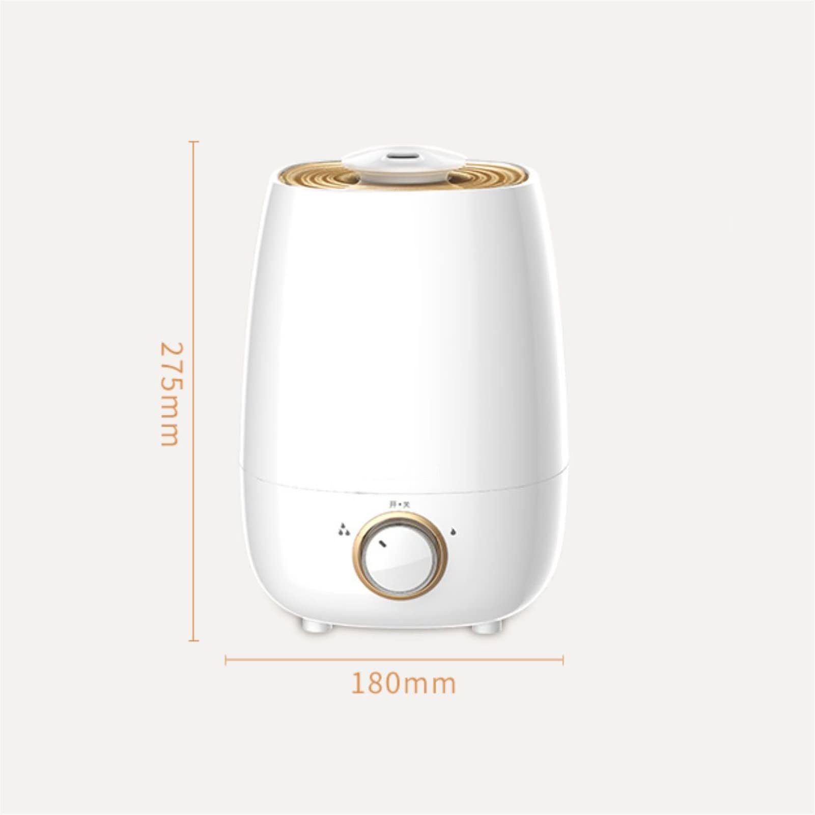 3.5L Quiet Humidifier for Bedroom & Home - Top Fill Oil Diffuser with Adjustable 360° Rotation Nozzle, Auto Shut Off & Knob Control | Perfect for Dry Air Relief, Baby Nursery, Office & Aromatherapy