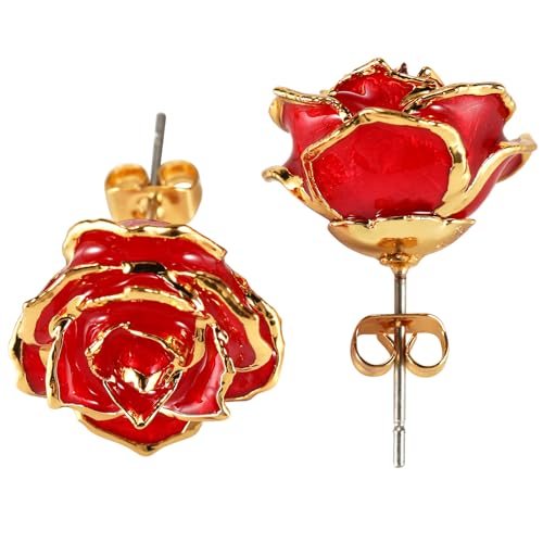 Ear Studs Red