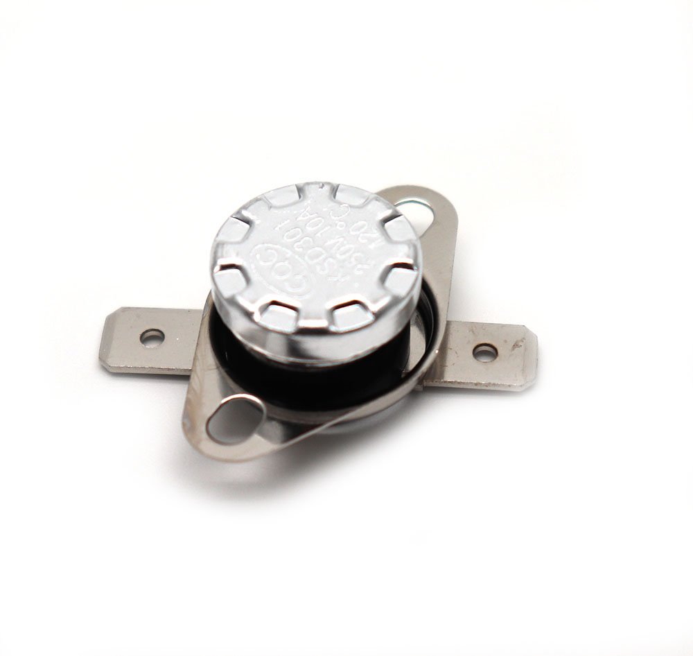 5Pcs 120°C Normally Closed Thermostat Disc - 250V 10A Temperature Control Switch for Refrigerator, Microwave Oven & Home Appliances | Perfect for Overheat Protection in Kitchen & HVAC Systems