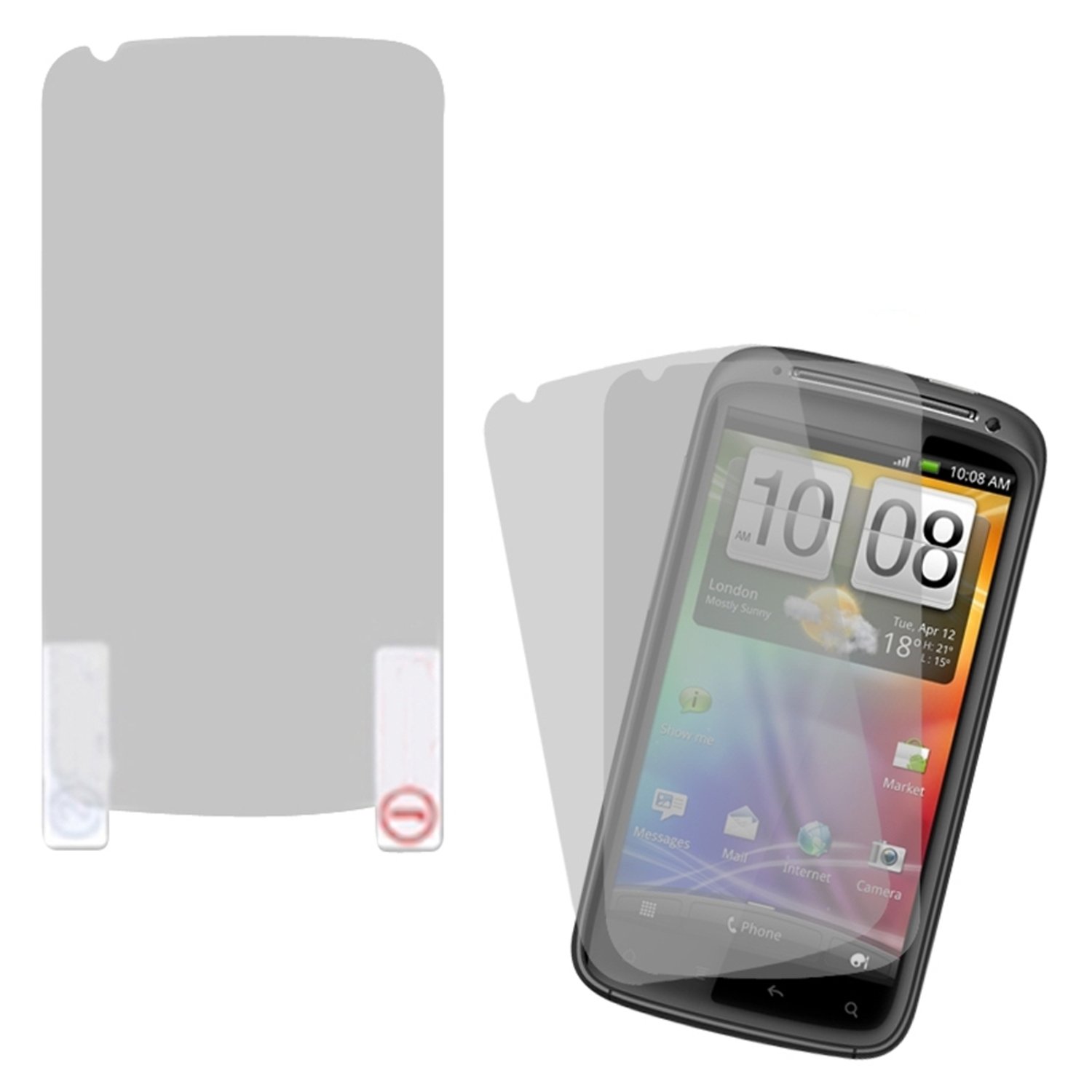 HTC Sensation 4G Screen Protector Twin Pack - Clear for Daily Protection