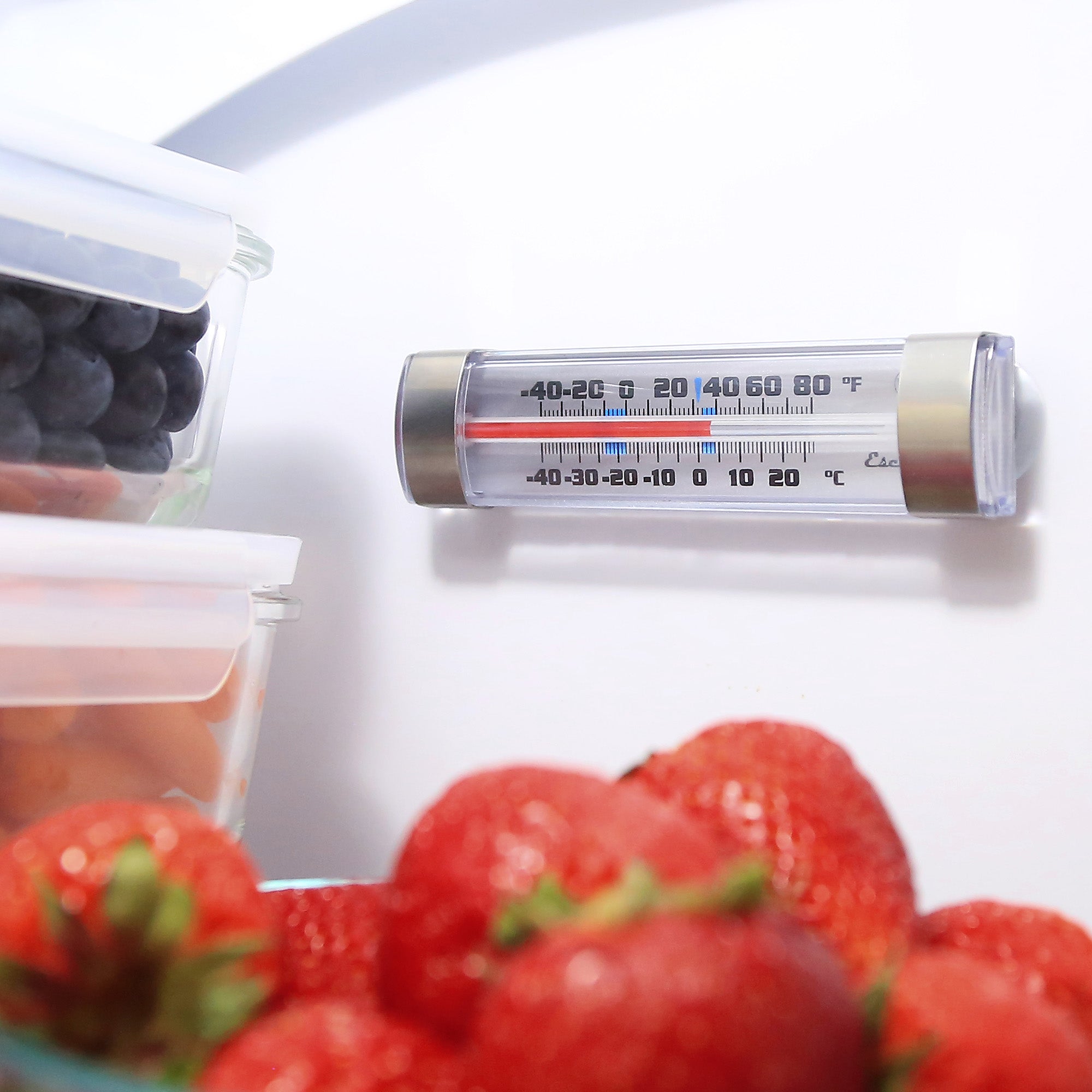 Accurate Column Refrigerator Freezer Thermometer - Digital Temperature Monitor for Home, Restaurant & Commercial Use - Perfect for Fridge, Deep Freezer & Wine Cooler Storage