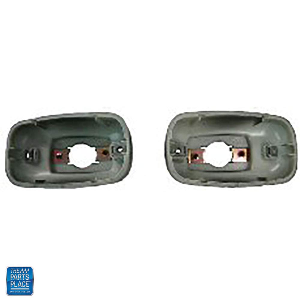 High-Quality Pair of Parking Lamp Housings - Durable Auto Light Assembly for Cars & Trucks - Perfect for Night Driving and Vehicle Safety Enhancement