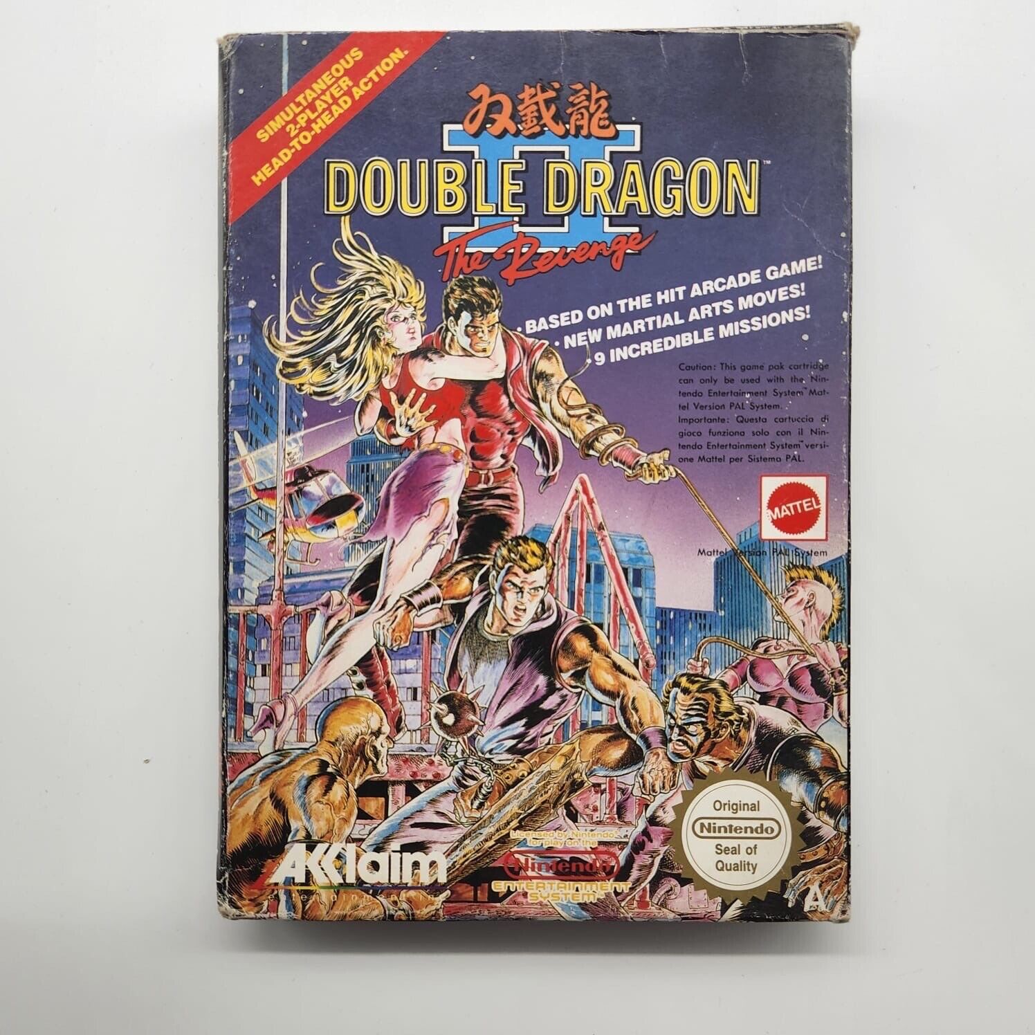 Double Dragon II Nintendo NES Game - Complete Boxed Edition - Classic Retro Video Game for Collectors & Gamers - Perfect for Nostalgic Gaming Nights & Retro Gaming Collections