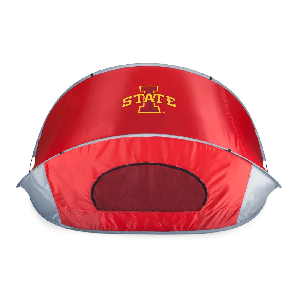 PICNIC TIME NCAA Iowa State Cyclones Manta Portable Beach Tent - Instant Pop Up Sun Shelter for Outdoor, Camping, Picnics & Beach Days - ISU Cyclones Team Pride Accessory