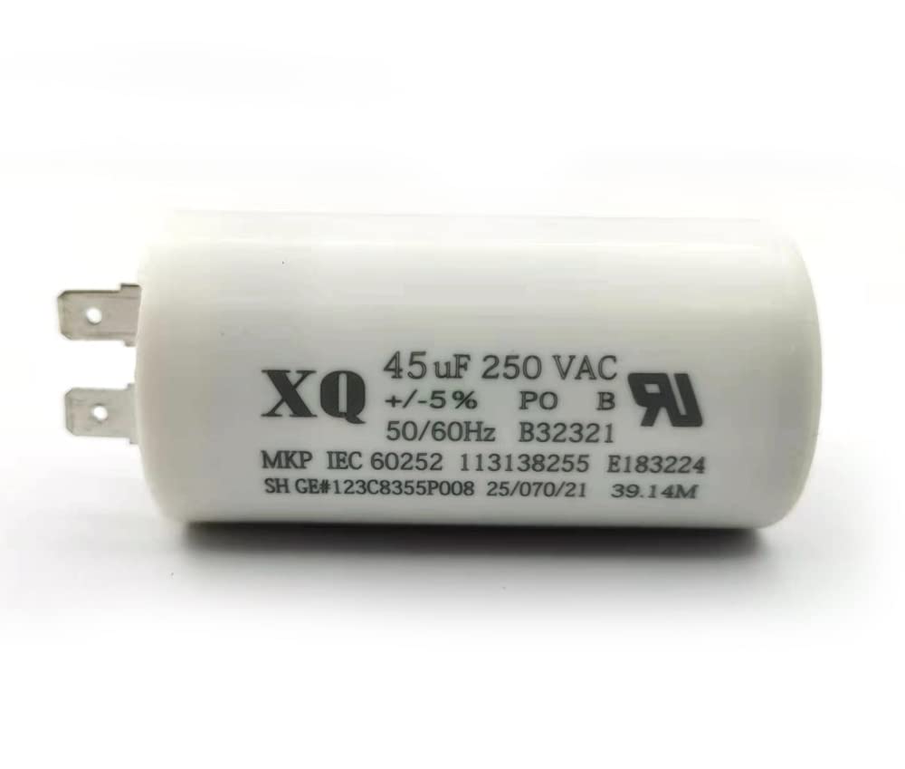GE Washing Machine Replacement Capacitor WH12X10462 - Compatible with GE Washer Models - Perfect for Laundry Room Repairs & Maintenance