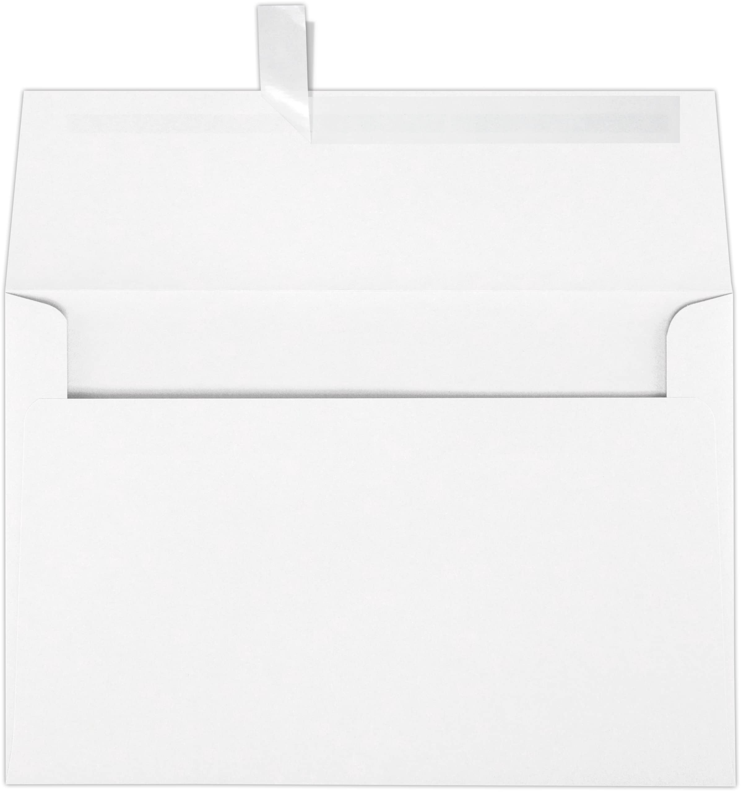 Premium A8 Invitation Envelopes (5 1/2 x 8 1/8 Inches) - 60lb White Peel & Press Sealing (500 Pack) | Perfect for Wedding Invitations, Greeting Cards, Business Announcements & 5x7 Photo Mailers | Convenient Self-Sealing Envelopes for Events & Correspondence