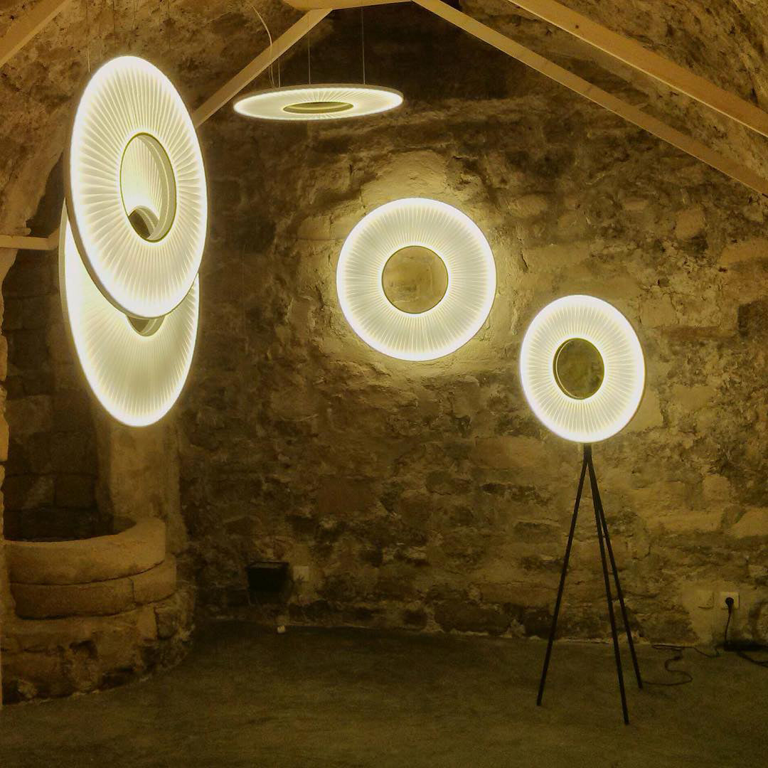 Modern Iris Floor Lamp with Adjustable Brightness & 3 Color Temperatures - Perfect for Living Room, Bedroom & Office Reading Light