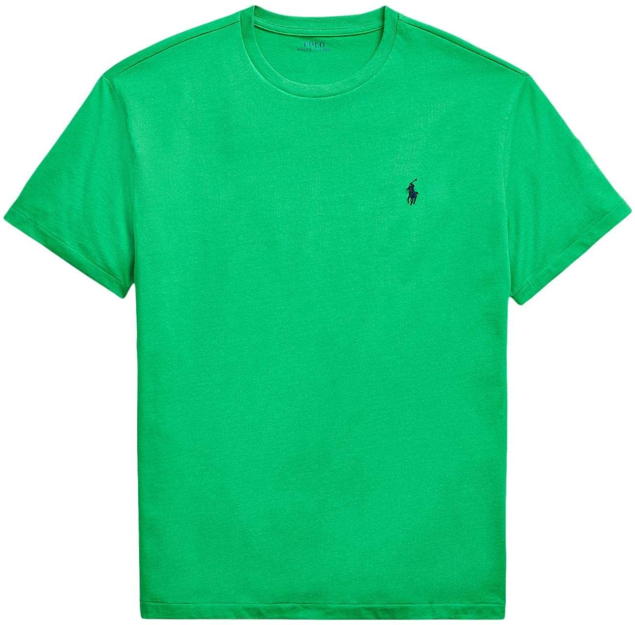 Polo Ralph Lauren Men's Big & Tall Crewneck Pony Logo T-Shirt | Casual Cotton Tee for Everyday Wear & Athletic Activities