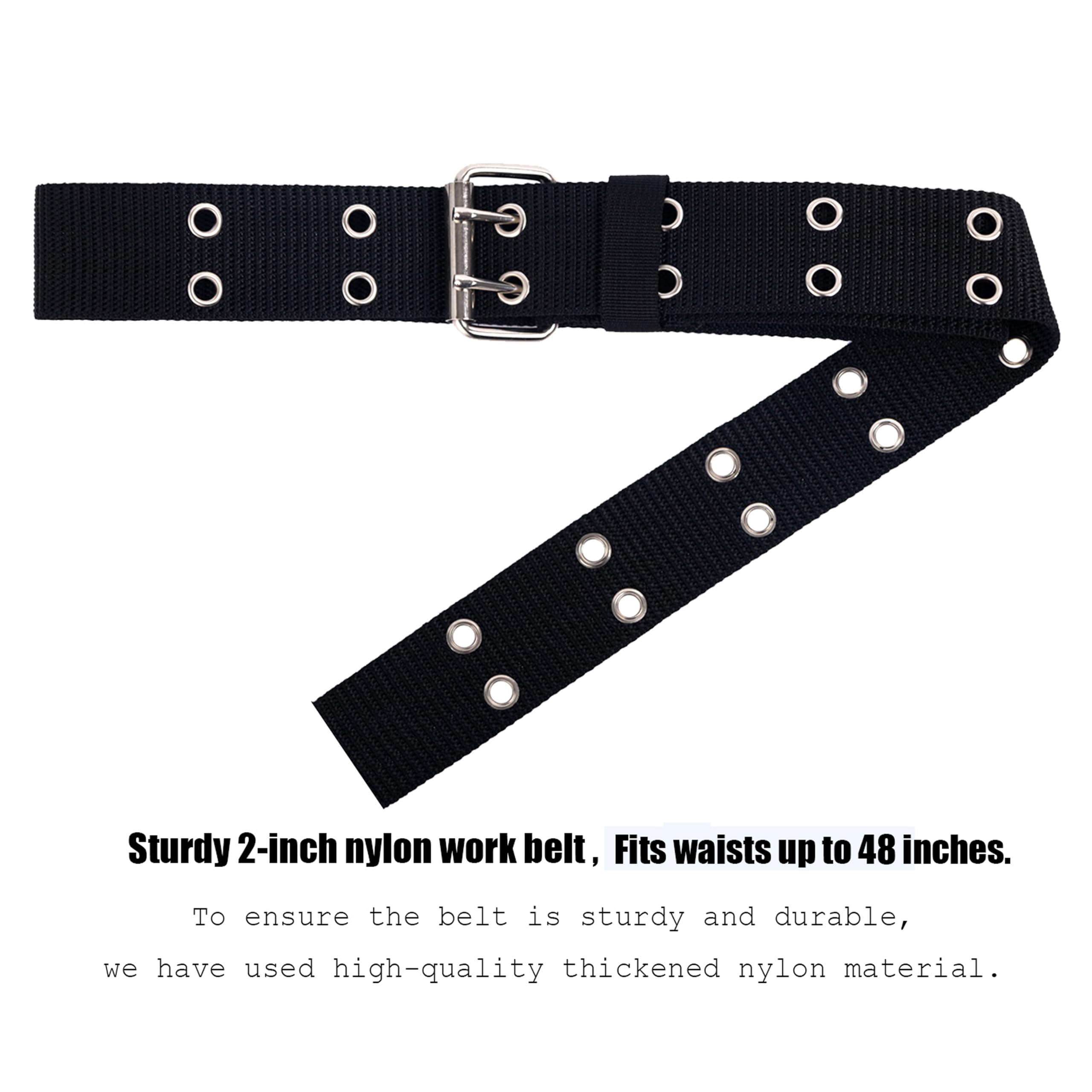 Heavy Duty Tool Belt with 22 Pockets - Air-Mesh Padded Work Belt for Construction, Carpentry, Electricians & DIY | Double Layer Thickened Polyester with Waterproof Coating | Perfect for Job Sites, Home Renovations & Professional Use