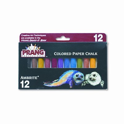 Premium Ambrite Colored Chalk Set - 24 Vibrant Non-Toxic Dustless Chalk Sticks for Kids, Artists & Teachers | Ideal for Sidewalk Drawing, Classroom Teaching & Outdoor Art Projects