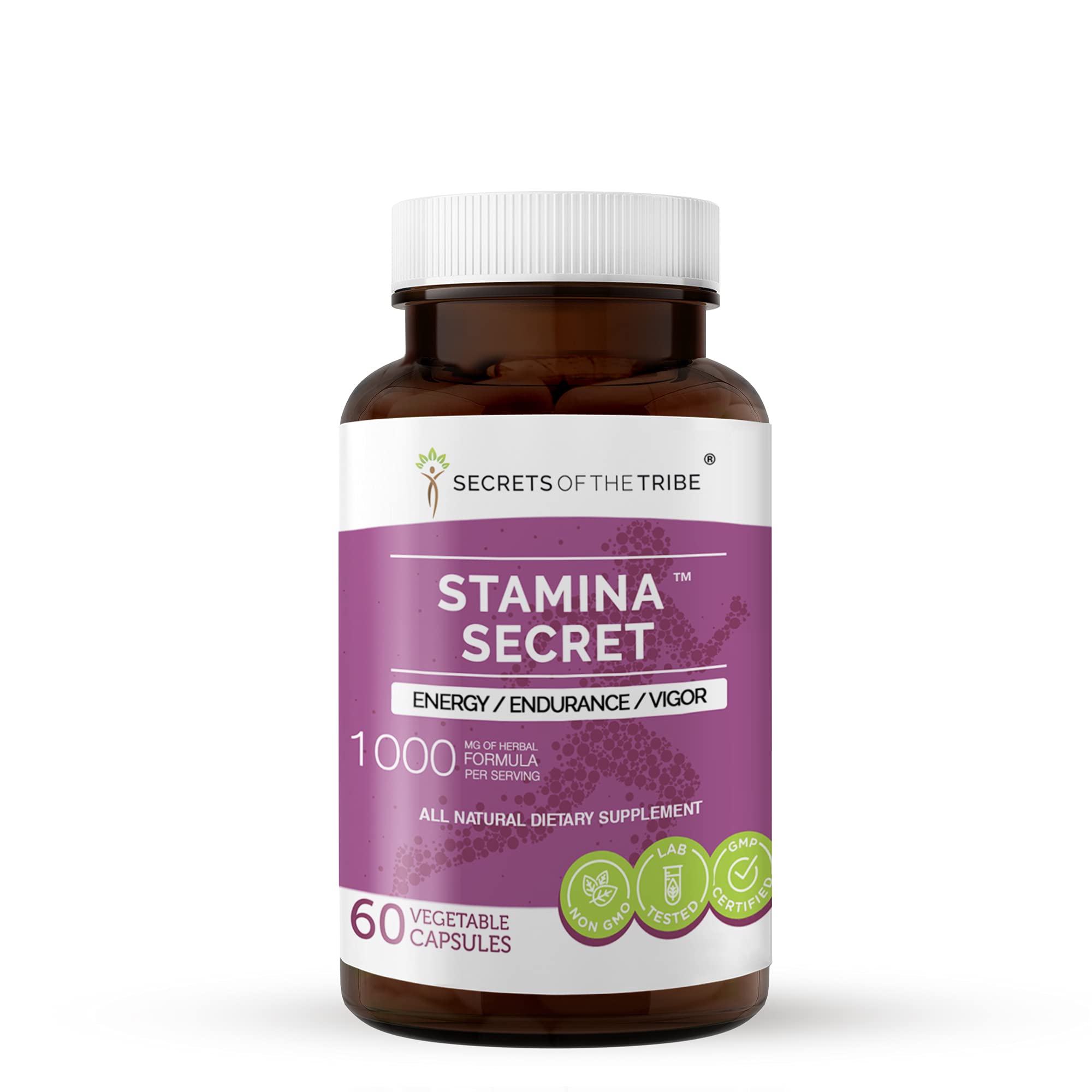 Premium Stamina Booster Supplement - 60 Capsules, 1000mg with Maca Root, Schisandra Berry, Siberian Ginseng & Natural Herbs for Energy, Endurance & Vitality | Supports Workout Performance, Mental Focus & Daily Energy Boost