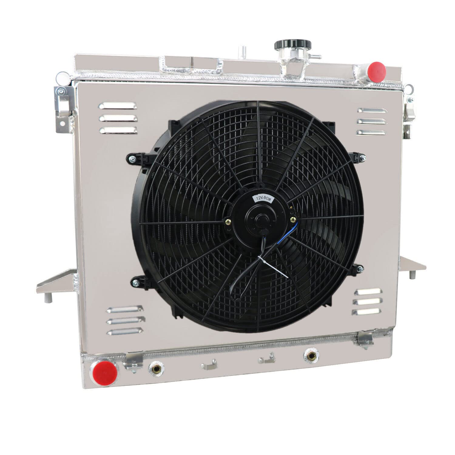 High Performance 4-Row Aluminum Radiator with 16