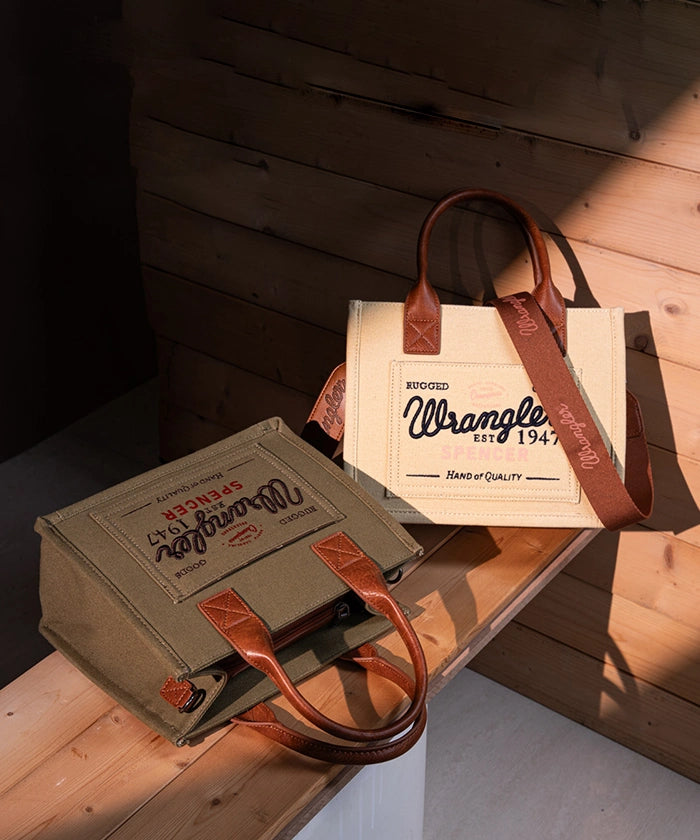 Wrangler Canvas Crossbody Purse for Women - Durable & Stylish Shoulder Bag - Perfect for Travel, Shopping & Everyday Use