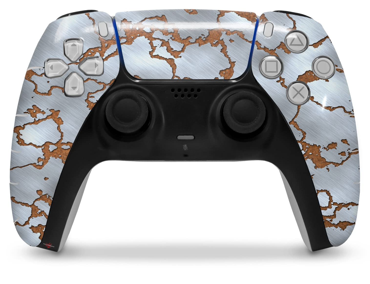 PS5 DualSense Controller Skin Wrap - Rusted Metal Design for Gaming Protection
