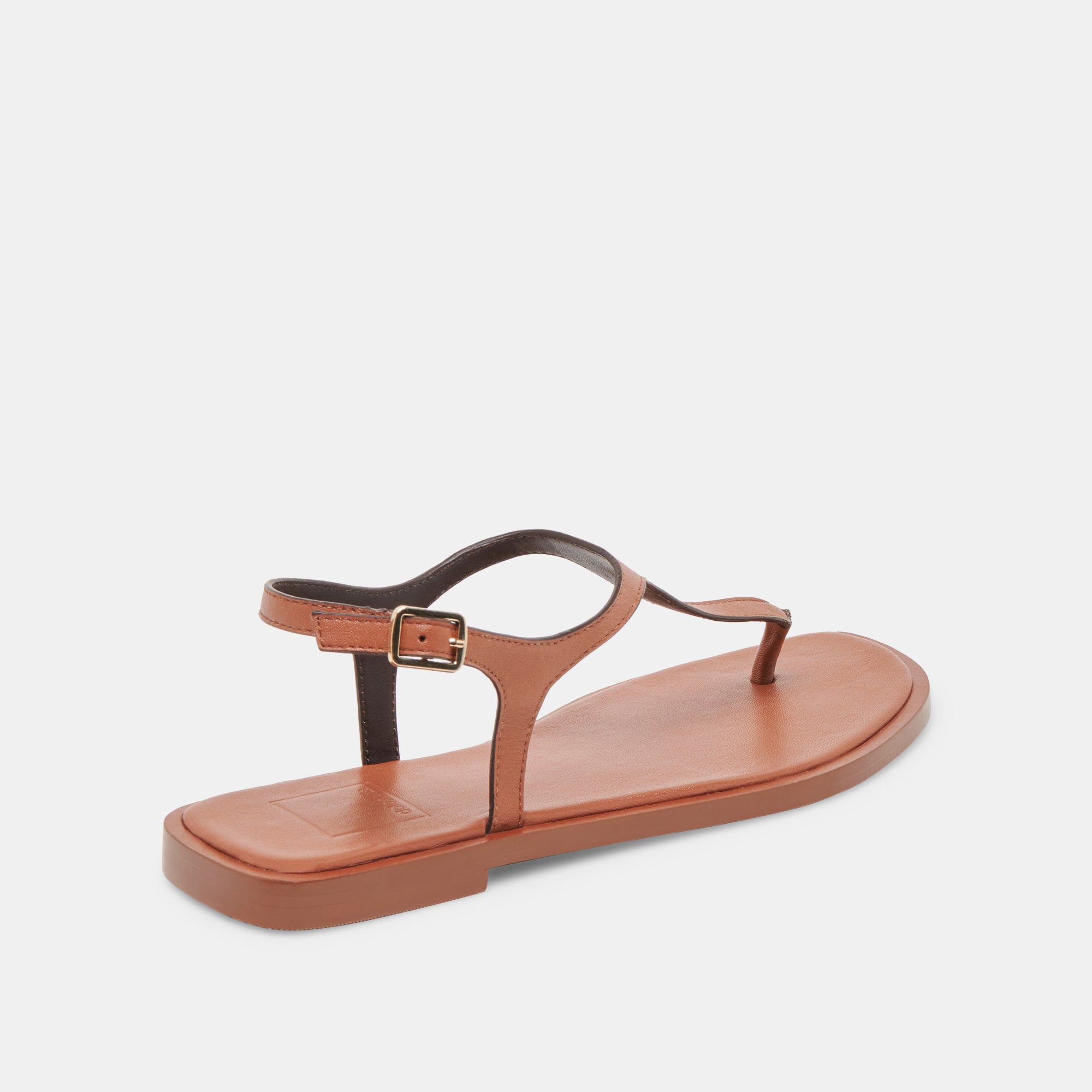 RAYE Leather Sandals for Women - Tan Brown Comfortable Strappy Flat Sandals - Perfect for Beach, Vacation & Summer Outfits