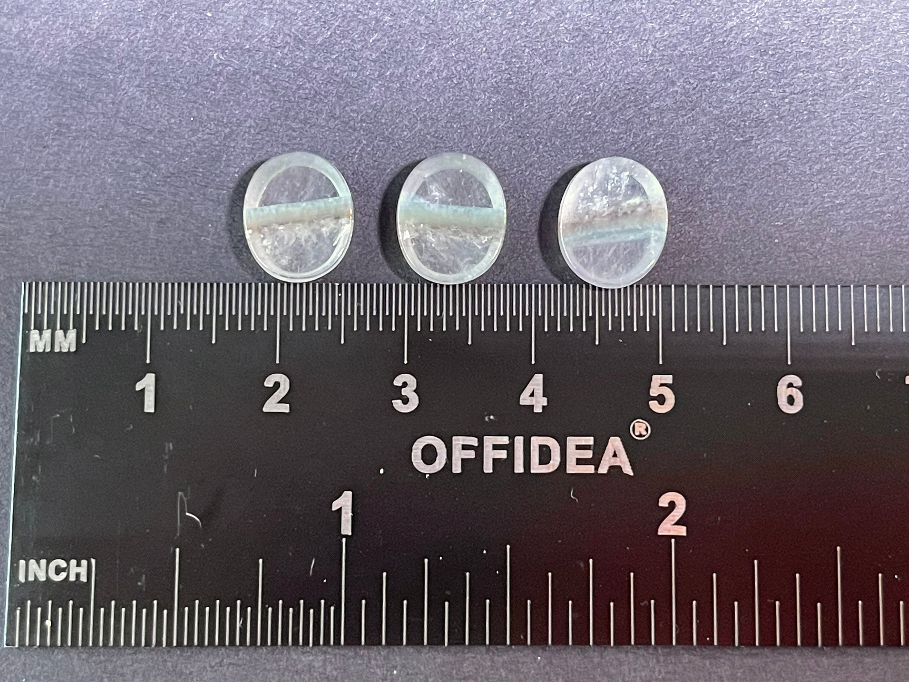 GILALITE Cabochons | Medusa Paraiba Quartz Striped Oval Gemstones for Jewelry Making (43788) | Perfect for Necklaces, Earrings & DIY Craft Projects