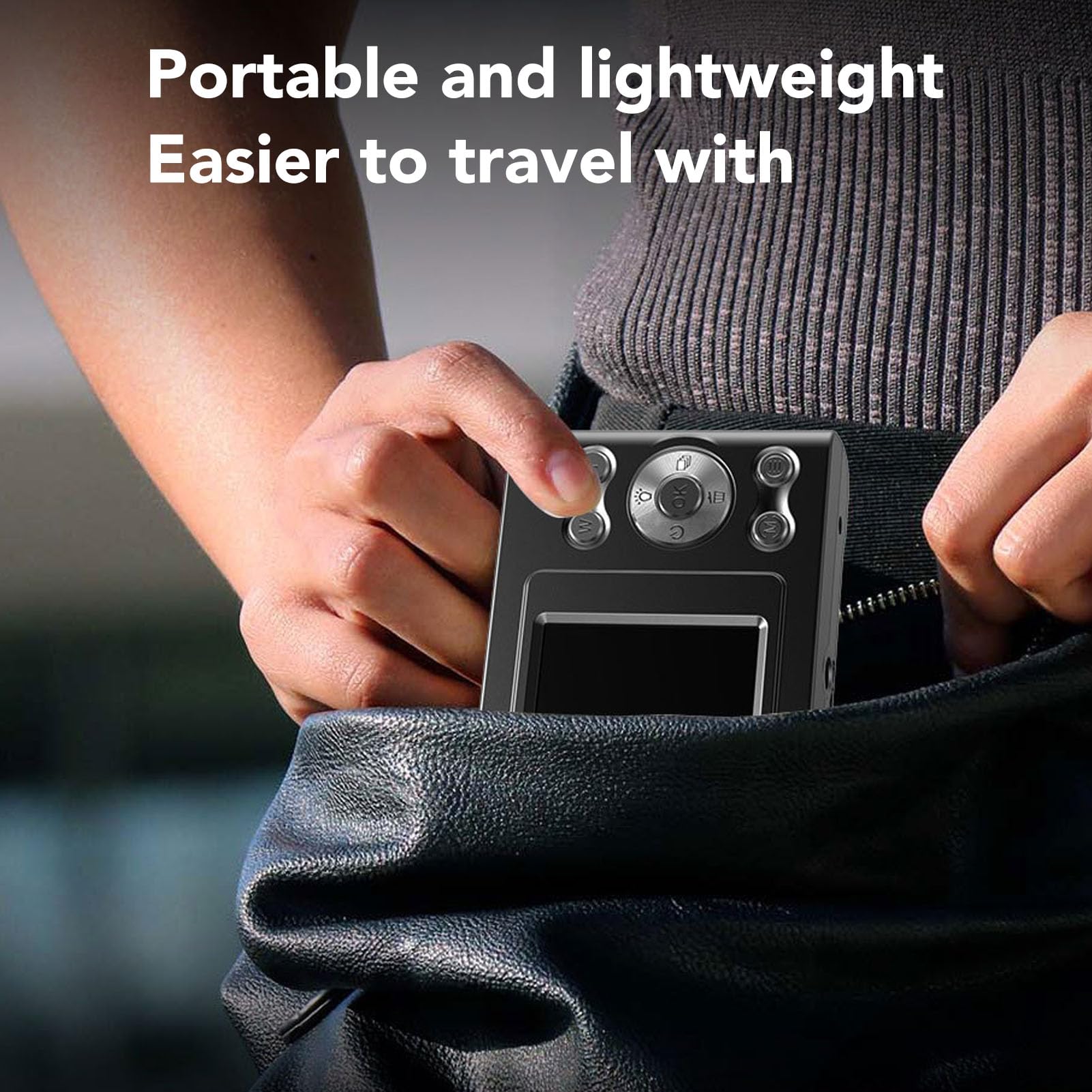 4K Digital Camera 48MP with 16X Zoom, 2.4 Inch IPS Screen & CMOS Sensor - Compact Point and Shoot Camera Supports 128GB SD Card - Perfect for Travel Photography, Vlogging, and Outdoor Adventures
